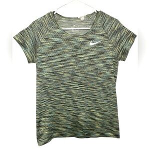 Nike Women's Dri-Fit Multicolor Short Sleeve‎ Tee size M EUC
